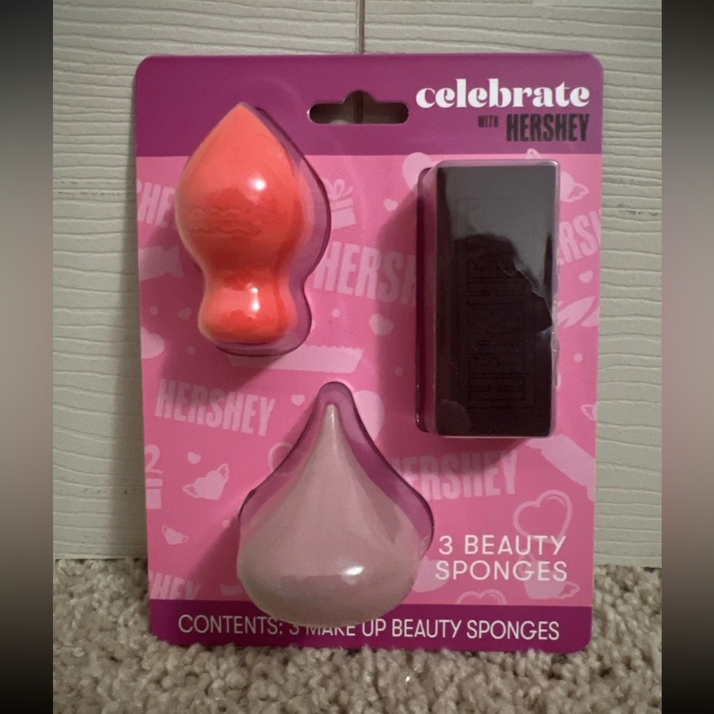 Hersheys Makeup Beauty Applicator Sponge Set Of 3 - NEW!